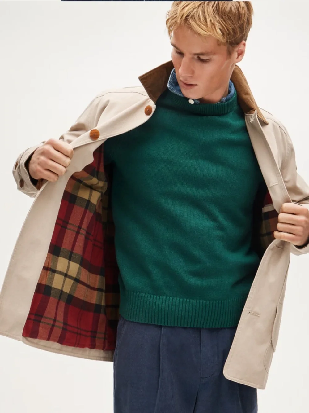 J. Crew | Sweater | Heritage Cotton Crewneck Sweater | Magic Forest
